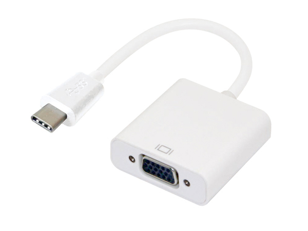 Type C USB3.1/M TO VGA/F 转换器